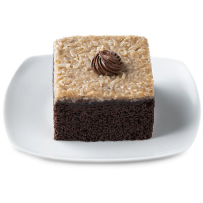 Bakery Cake Slice German Chocolate 1 Count - Image 1