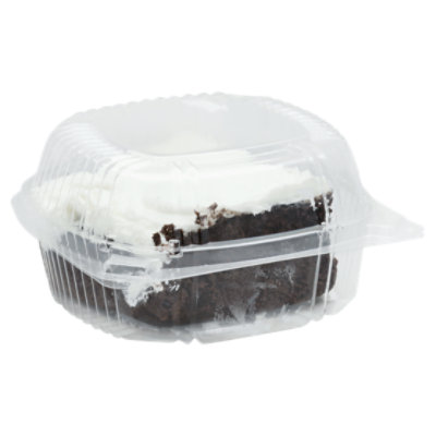 Bakery Cake Slice Chocolate With White Butter Cream 1 Count - Image 1