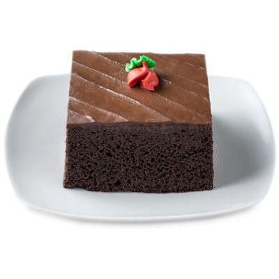 Bakery Cake Chocolate With Chocolate Butter Cream 1 Count - Image 1