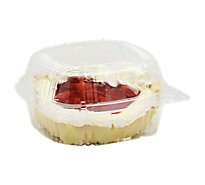 Bakery Pie Slice Stawberry Topped Whip Cream