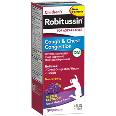 Childrens Robitussin Cough & Chest Congestion Dm - 4 Fl. Oz. - Image 2