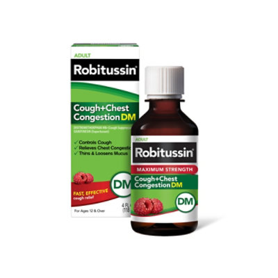 Robitussin Cough & Chest Congestion Dm - 4 Fl. Oz. - Image 1