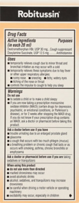 Robitussin Liq Nighttime Cgh Honey - 4 Fl. Oz. - Image 4