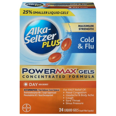 Alka-Seltzer Plus Daytime Cold & Flu Gel - 24 Count