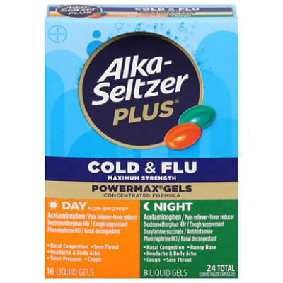 Alka Seltzer Plus Day Nite Combo Gels - 24 Count - Image 3