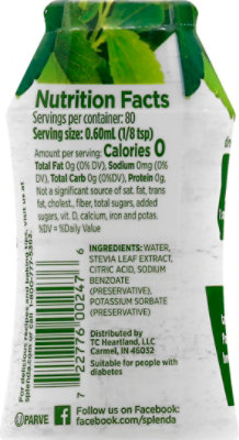 Splenda Sweetener Liquid Stevia Zero Calories Bottle - 1.68 Fl. Oz. - Image 6