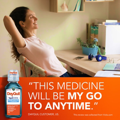 Vicks DayQuil Severe + VapoCool Cold & Flu Relief Liquid - 12 Fl. Oz. - Image 7