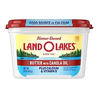 Land O Lakes Spreadable Butter with Canola Oil Plus Calcium & Vitamin D - 15 Oz - Image 1