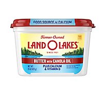 Land O Lakes Spreadable Butter with Canola Oil Plus Calcium & Vitamin D - 15 Oz