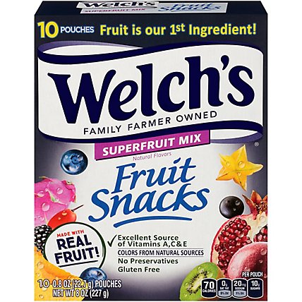 Welchs Fruit Snack Super Fruit - 8 Oz - Image 3