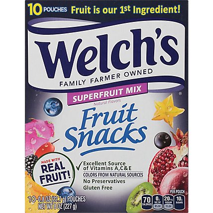 Welchs Fruit Snack Super Fruit - 8 Oz - Image 2