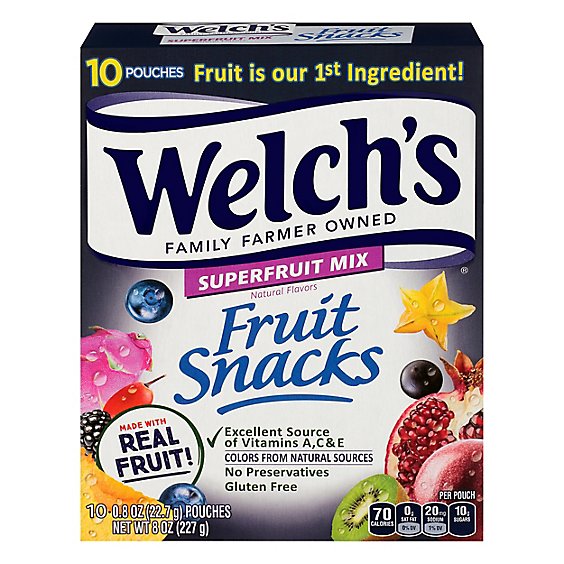 Welchs Fruit Snack Super Fruit - 8 Oz