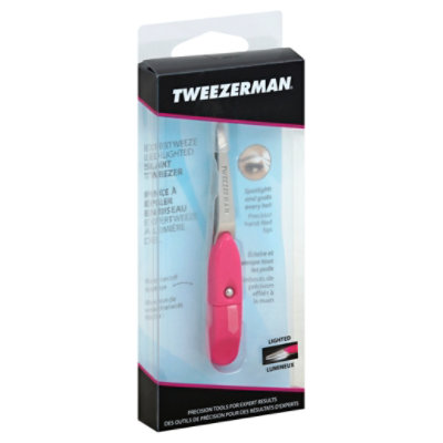 Tweeze Expertweeze Lit Slant Tweezer - Each