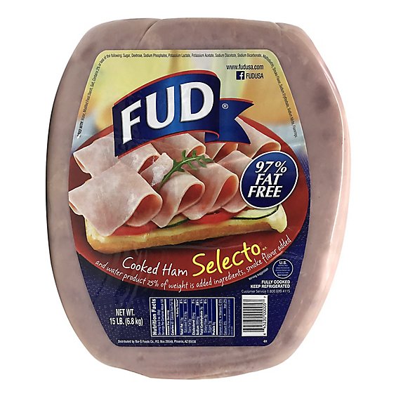 Fud Selecto Ham Cooked Ham - 0.50 Lb
