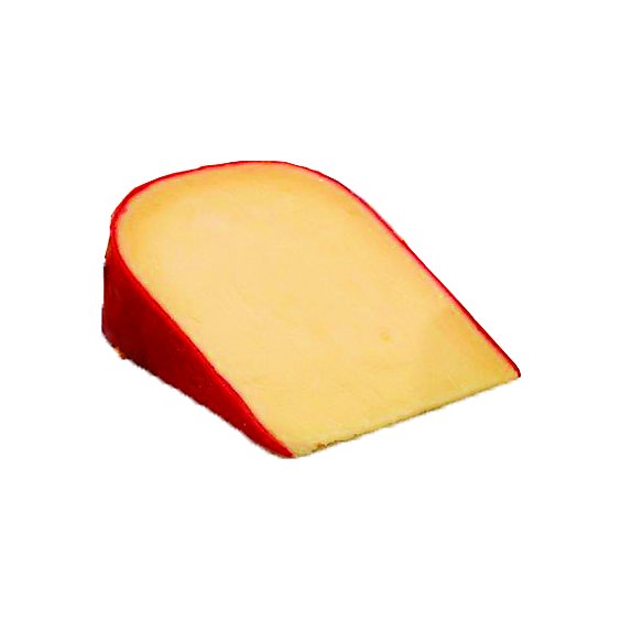 Pre-Wrapped Van Kaas Red Wax Gouda Cheese 0.5 LB