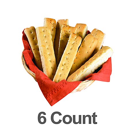 Bakery Breadsticks Garlic 6 Count
