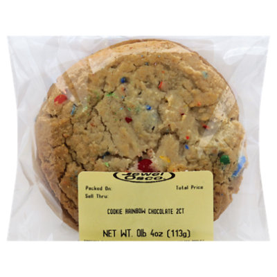 Bakery Cookies Rainbow Chocolate 2 Count - Image 1