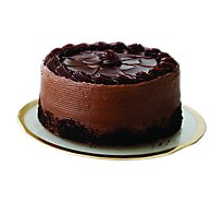 Bakery Cake With Chocolate Marble Double Dutch Fudge 8 Inch 2 Layer