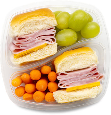 ReadyMeals Ham & Cheese Slider With Carrots - Each - Image 1