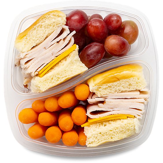 ReadyMeals Turkey & Cheese Slider with Carrots - Each