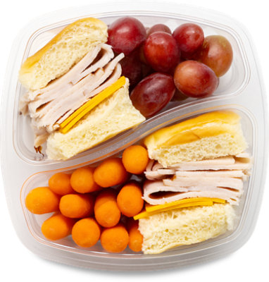 ReadyMeals Turkey & Cheese Slider with Carrots - Each - Image 1