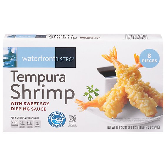 waterfront BISTRO Shrimp Tempura With Sweet Soy Dipping Sauce - 8 Count