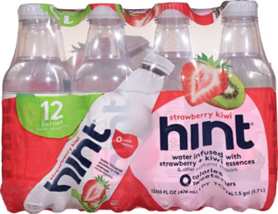 hint Water Infused With Strawberry Kiwi - 12-16 Fl. Oz. - Image 6