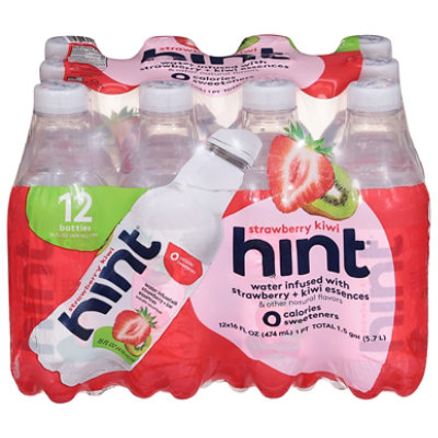 hint Water Infused With Strawberry Kiwi - 12-16 Fl. Oz. - Image 1