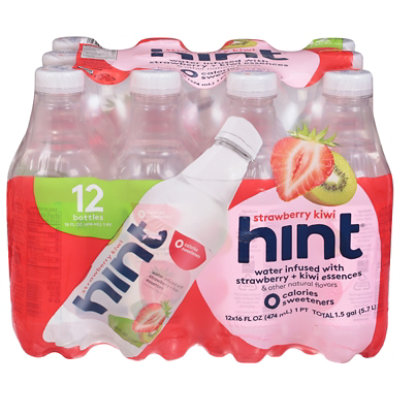 hint Water Infused With Strawberry Kiwi - 12-16 Fl. Oz. - Image 1