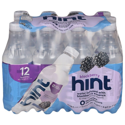 hint Water Infused With Blackberry - 12-16 Fl. Oz.