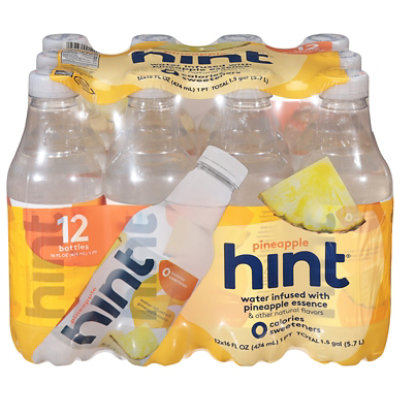 hint Water Infused With Pineapple - 12-16 Fl. Oz. - Image 3