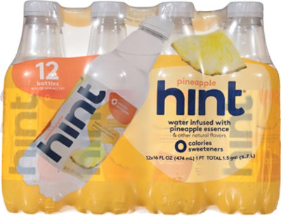 hint Water Infused With Pineapple - 12-16 Fl. Oz. - Image 6