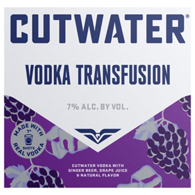 Cutwater Grape Transfusion Vodka - 4-12 Fl. Oz. - Image 3