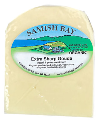 Samish Bay Cheese Extra Sharp Gouda - Image 1