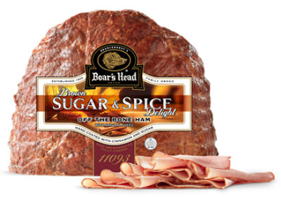Boar's Head Brown Sugar & Spice Delight Off the Bone Ham - 0.50 LB