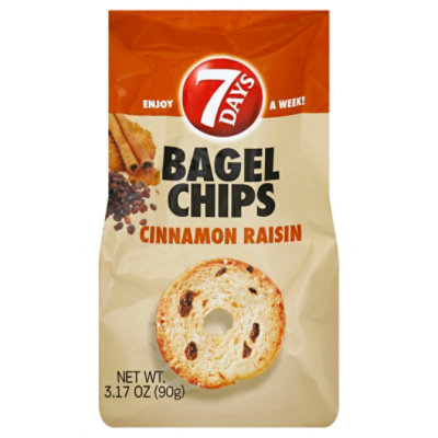 7DAYS Bagel Chips Cinnamon Raisin - 3.17 Oz - Pavilions