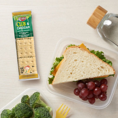 Kelloggs Keebler Sandwich Crackers Club and Cheddar Single Serve Snack Crackers - 1.38 Oz - Image 3
