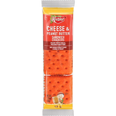 Keebler Sandwich Crackers Cheese and Peanut Butter - 1.38 Oz - Image 1