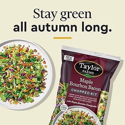 Taylor Farms Maple Bourbon Bacon Chopped Salad Kit Bag - 12.8 Oz - Image 8