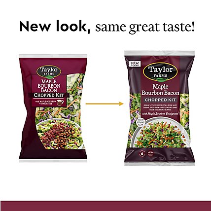 Taylor Farms Maple Bourbon Bacon Chopped Salad Kit Bag - 12.8 Oz - Image 2