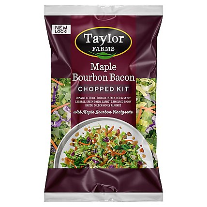 Taylor Farms Maple Bourbon Bacon Chopped Salad Kit Bag - 12.8 Oz - Image 1