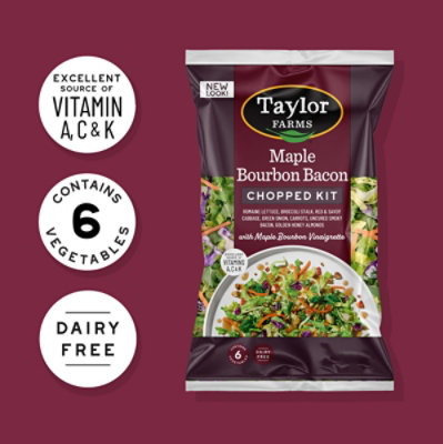 Taylor Farms Maple Bourbon Bacon Chopped Salad Kit Bag - 12.8 Oz - Image 5