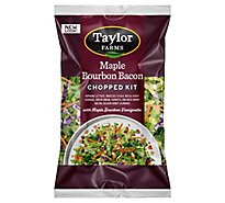 Taylor Farms Maple Bourbon Bacon Chopped Salad Kit Bag - 12.8 Oz
