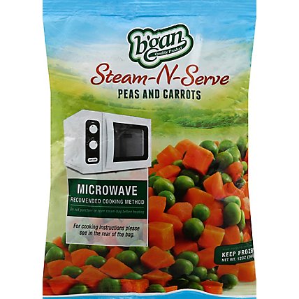 bgan Steam N Serve Peas & Carrots - 12 Oz - Image 2