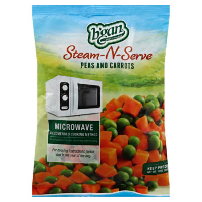 bgan Steam N Serve Peas & Carrots 12 Oz JewelOsco