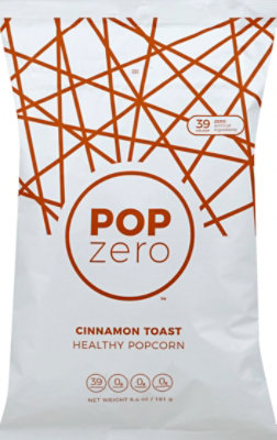 Pop Zero Popcorn Healthy Cinnamon Toast - 6.4 Oz - Image 2