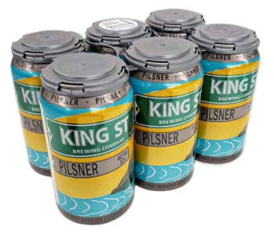 King Street Pilsner In Cans - 6-12 Fl. Oz. - Image 1