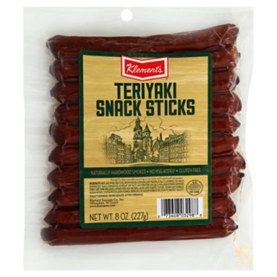 Klements Snack Sticks Teriyaki Pack - 8 Oz - Image 1