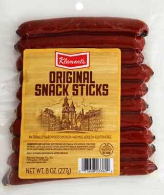 Klements Snack Sticks Original Pack - 8 Oz - Image 2