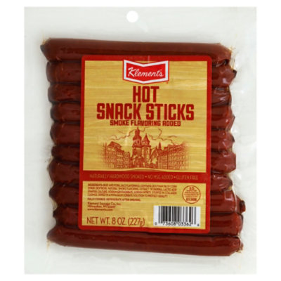 Klements Snack Sticks Hot Pack - 8 Oz - Image 1